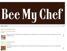 Tablet Screenshot of beemychef.com